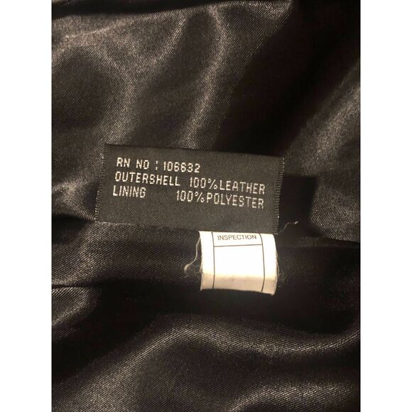 Lady Hathaway 100% Leather Blazer Jacket Size L - Picture 6 of 10